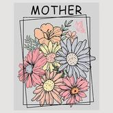 Floral Mother Bouquet Ready To Press DTF Transfer